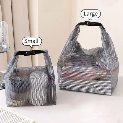 Waterproof Cosmetic Storage Bag with Buckle Portable Swimwear Organizer for Fitness Travel Swimming Drifting Outdoor Sports