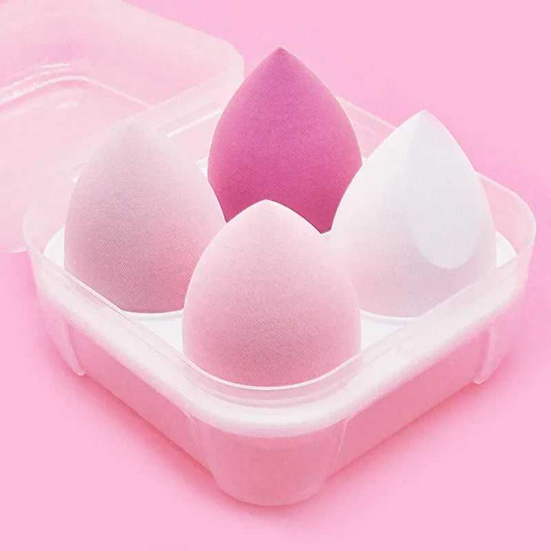 4/12Pcs Beauty Egg Makeup Blender Cosmetic Puff Makeup Sponge Cushion Foundation Powder Sponge Beauty Tool Women Make Up