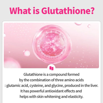 Glutathione Collagen Capsules for Skin Tone Support, Antioxidant, and Daily Beauty Care with Vitamin C L-Cystine Vegan, Natural