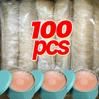 2/100Pcs Self-adhesive Nipple Cover Women Invisible Silicone Chest Breast Stickers Reusable Patch Bra Lift Up Pads Wholesale