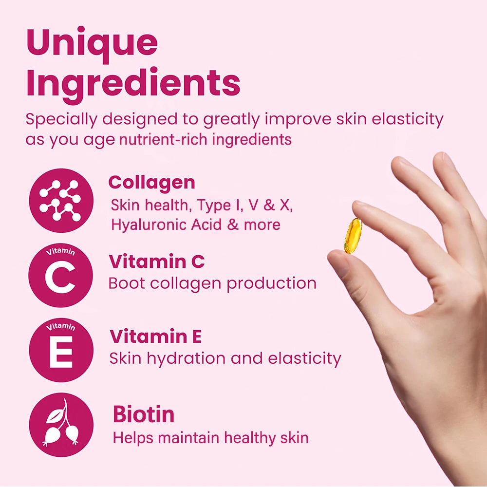 GLUTA WHITE 1500000MG Glutathione Skin Whitening Supplement, Anti Aging, Dark Spots, Melasma & Acne Scar Remover, 30 Softgel
