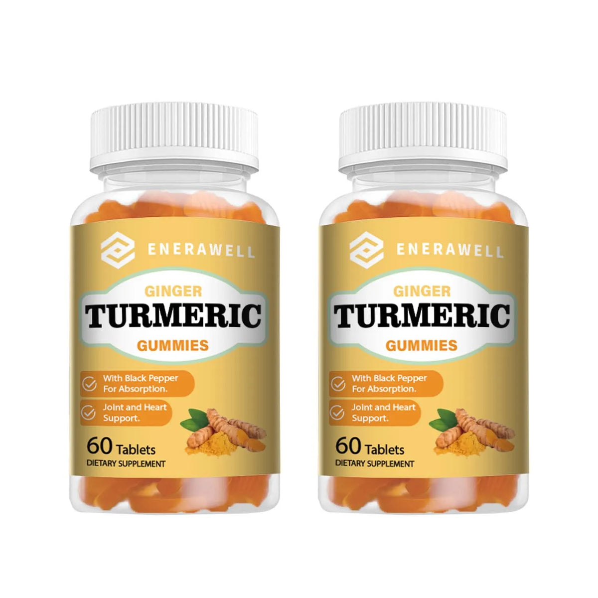 Turmeric Gummies, Boosts Immunity, Promotes Skin Health, Improves Mobility, Improves Blood Circulation, Regulates Blood Lipids