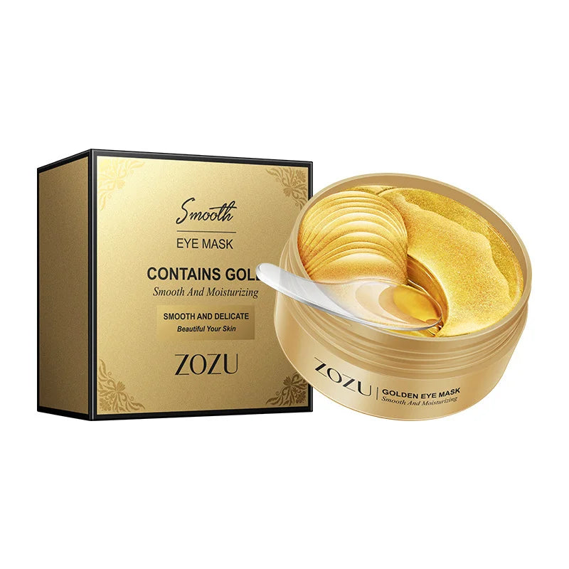 60pcs/120pcs Avocado Golden Collagen Eye Mask Anti Dark Circles Removal Eye Bags Moisturizing Firming Eye Patches Skin Care