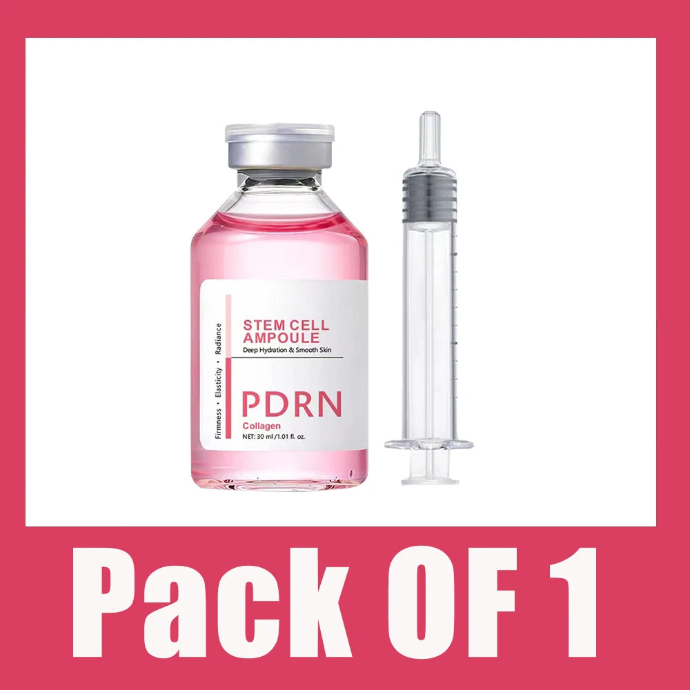 Stem Cell Ampoule Essence, PDRN Ampoule Deep Repair Renew Skin Brighten Tone Strengthen Barrier Firming Facial Essence