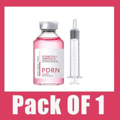 Stem Cell Ampoule Essence, PDRN Ampoule Deep Repair Renew Skin Brighten Tone Strengthen Barrier Firming Facial Essence