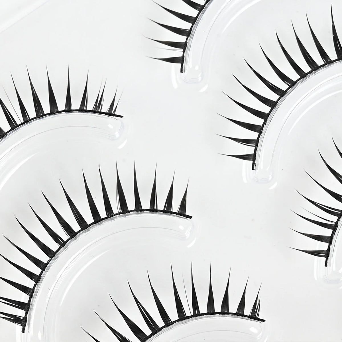 Fluffy cluster False Eyelashes full strips Natural Look Dramatic Wing Manga Lashes Lightweight One-Piece for Women