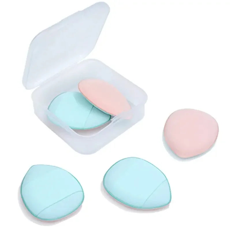 CNK 5/10Pcs Mini Finger Puff Foundation Small Air Cushion Powder Sponge Face Concealer BB Cream Cosmetic Applicator Makeup Tool