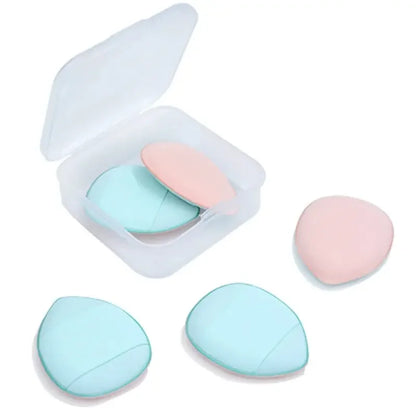 CNK 5/10Pcs Mini Finger Puff Foundation Small Air Cushion Powder Sponge Face Concealer BB Cream Cosmetic Applicator Makeup Tool