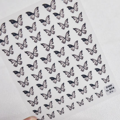 Cute Winter Cartoon Christmas Tree 5D Nail Sticker Snowman Rabbit Bow Pearl Wreath Cake Snowflake Star Self‑Adhesive Nail Decal