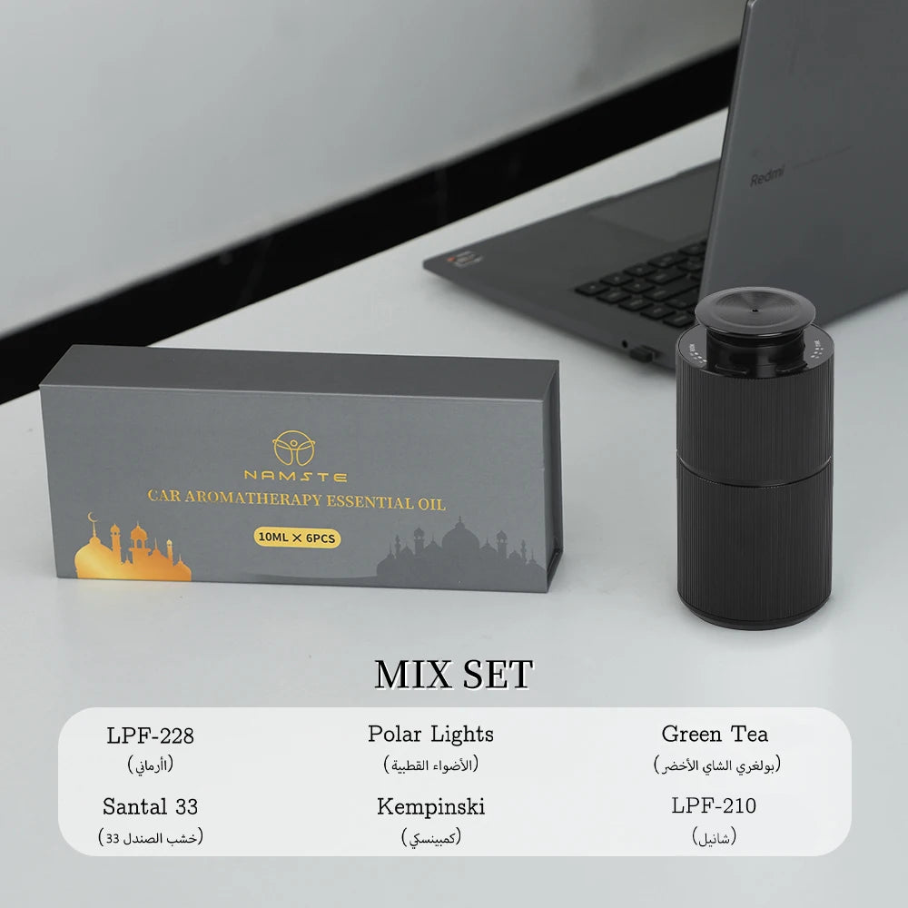 Namste Premium Aromatherapy Diffuser USB Charging Aluminium Alloys Material Aromatic Oil Diffuser Air Freshener Device For Home