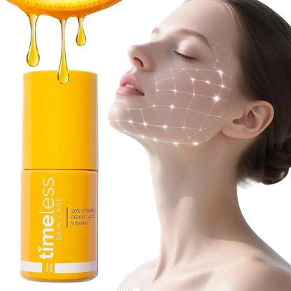 Timeless 20% Vitamin C Serum 30ml – With Vitamin E & Ferulic Acid, Antioxidant, Brightening, Hydrating, Boosts Collagen
