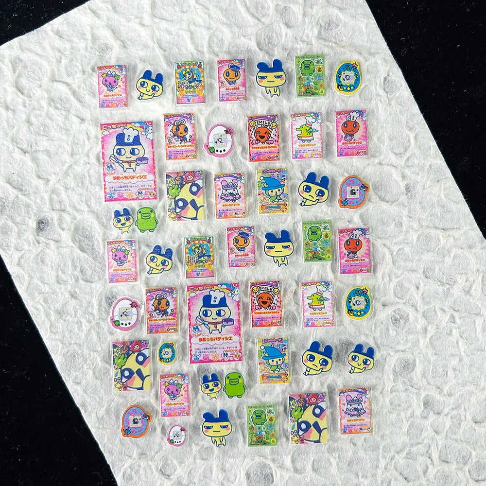 Cute Y2k Stytle Pvc Ancient Small Animals Adhesive Stickers Nail Art Waterproof Diy Charms Loptop Phone Case Scrapbook Sticker