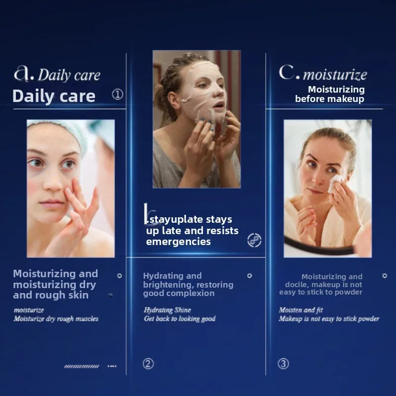 Micro Molecular Protein Moisturizing and Transparent Facial Mask Deeply Moisturizes and Moisturizes Skin, Wakes Up Skin Tone