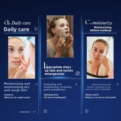 Micro Molecular Protein Moisturizing and Transparent Facial Mask Deeply Moisturizes and Moisturizes Skin, Wakes Up Skin Tone