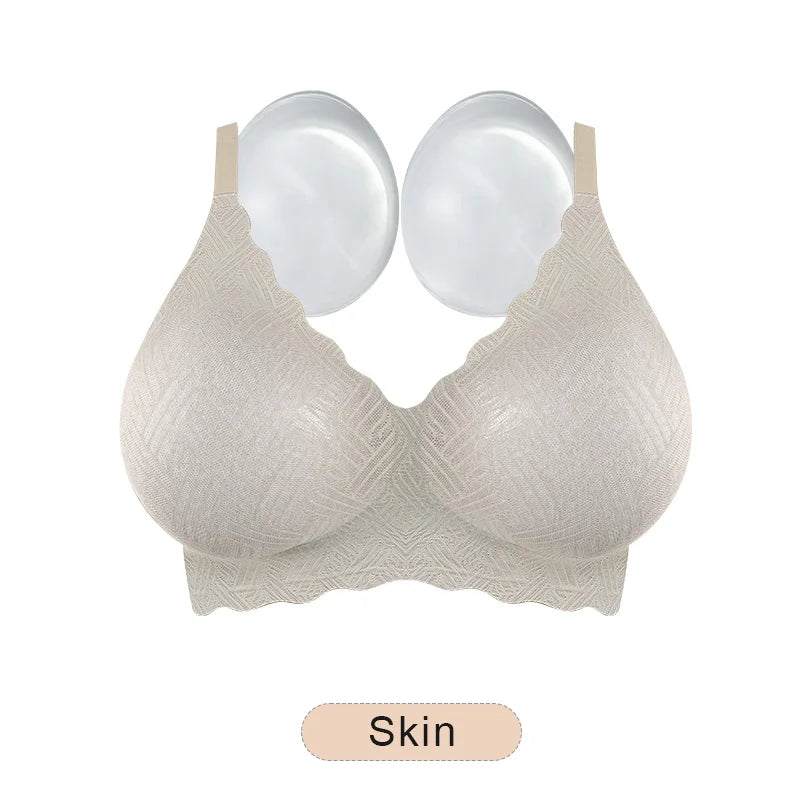 Artificial Silicone Breasts Forms Pads Fake Boobs Chest Women's Silicone Underwear Eexy Breast Padded Bra Becomes Big