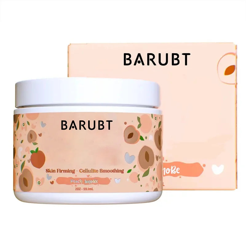 Peach Firming Body Cream Anti-Cellulite Skin Smoothing Tightening Lotion for Women Reduce Stretch Marks Improves Skin Elasticity