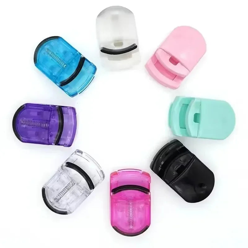 Mini Eyelash Curler Professional Multicolor Folding False Eyelashes Auxiliary Eyelash Curling Clip Beauty Cosmetic Makeup Tools