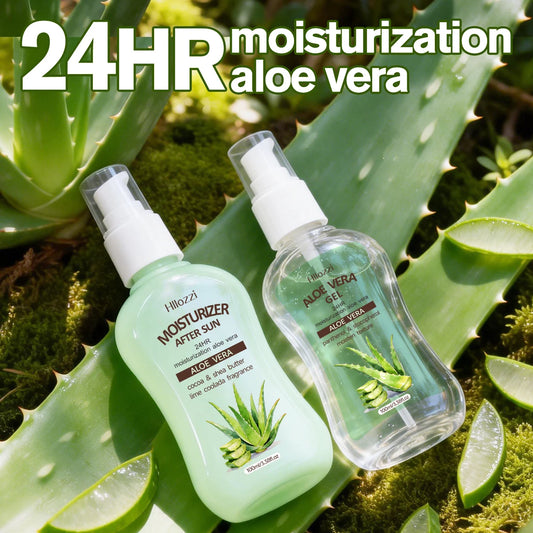 MOISTURIZER AFTER SUN ALOE VERA GEL，Quick absorption, non-greasy texture, post-sun hydration, suitable for both men and women