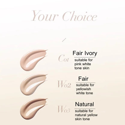 UODO Hydrating Oil-Control Foundation Liquid Long-Lasting Matte Finish Lightweight Formula For Oily&Combination Skin Base Makeup