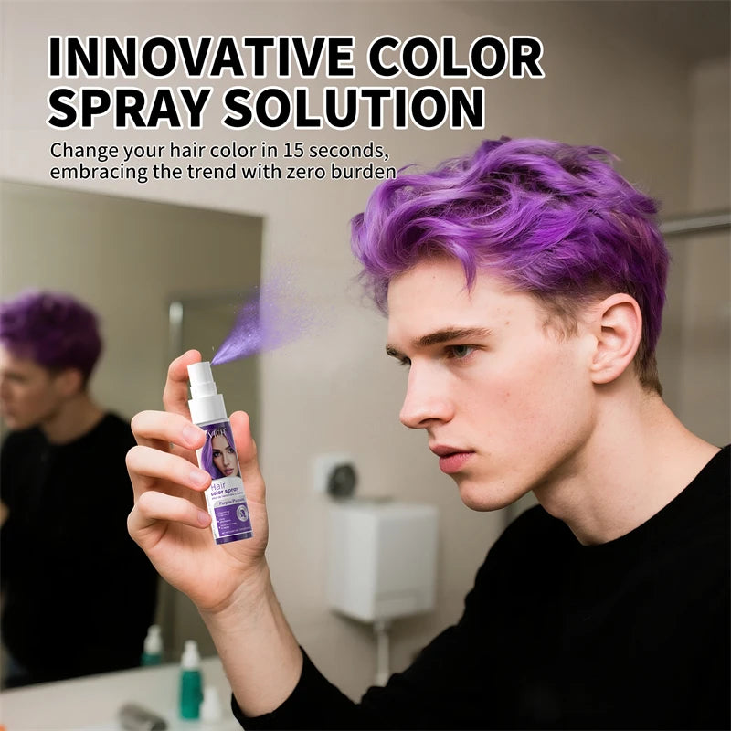 Sevich New Style Hair Color Spray One-Time Hair Color Instant Hair Salon Hair Care Styling Product For Men and Women 5 Color