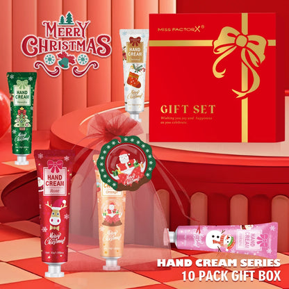 30PCS/Box Christmas Gift Box, Hand Cream in Bulk, Smooth Hand Skin, Christmas Cards and Gift Gauze Bags, Gifts for Women