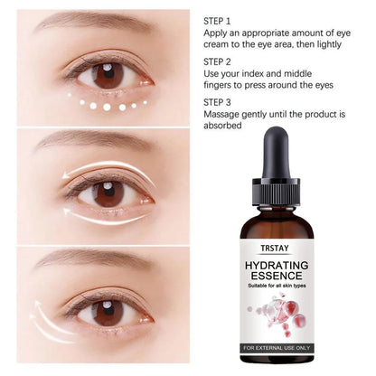 West&Month caffeine eye oil fades fine lines crow's feet eye lines to remove eye bags and dark circles under the eyes