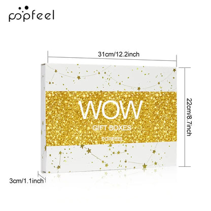Advent Calendar 24Days Beauty Makeup Kit 24pcs/Set Christmas Countdown Calendar Mystery Holiday Gift Box For Women Cosmetics