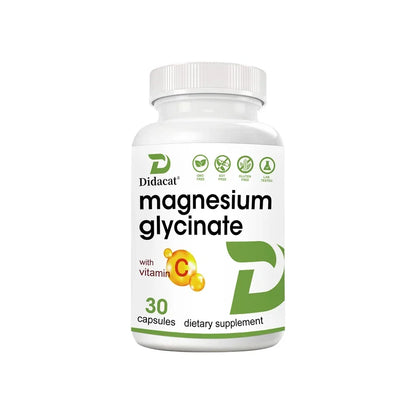 Magnesium Glycinate 1000 Mg, 120 Veggie Capsules - Highly Purified Trace Mineral for Muscle, Joint, Heart and Digestive Health