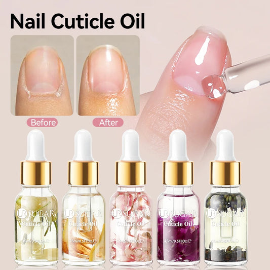 UR SUGAR 15ml Nail Cuticle Nutrient Oil Nourishes and Repairs Damaged Nails Moisturizing Strengthens and Brightens Nail CareTool