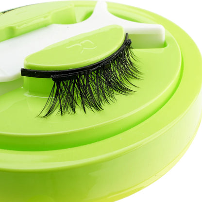 Reusable Magnetic Eyelashes 1 Pair Natural Curly Fluffy Magnetic False Eyelashes No Glue Needed Lashes Makeup with Tweezer Set