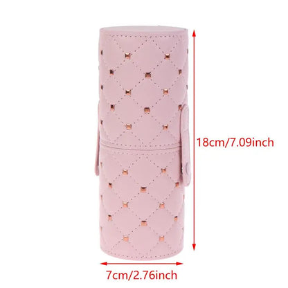 1Pcs Diamond Square Nail Makeup Tool Storage Pen Holder Large Capacity Multi-Functional Makeup Brush Storage Container