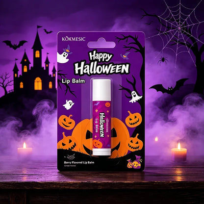 Halloween Theme Lip Balm Moisturizing And Non-sticky Lip Care Stick Fragrance nourishing Hand Cream Set Halloween Gifts
