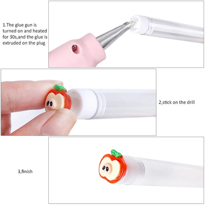 20Pcs Reusable Eyelash Brush Tube Christmas Style Disposable Mascara Wands Applicator with Tube Dust-proof Tubes Makeup Tools