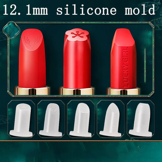 12.1mm Handmade DIY Homemade Lipstick Mold Silicone Minimalist Pattern Repair Tool To Be Used In Combination