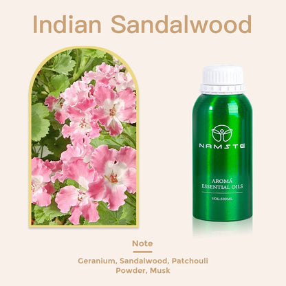 Namste Wood Santal 500ML Perfume Essential Oils Aroma Diffuser Home Fragrance Air Purifier Eight Times Concentrated Essence