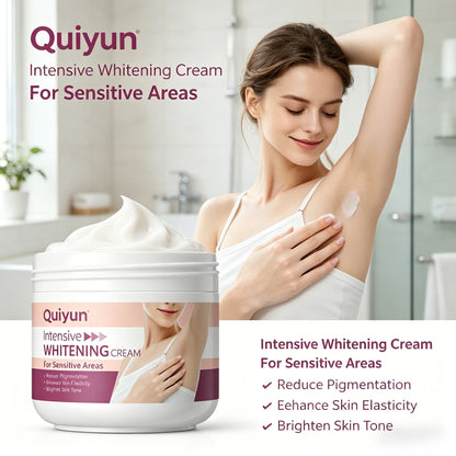 Quiyum Intensive Whitening Cream For Sensitive Areas Underarm Armpit Elbow Knee Private Parts Skin Lightening Brightening 30g