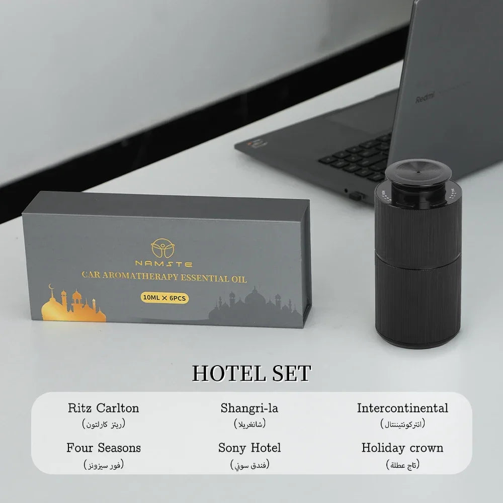 Namste Premium Aromatherapy Diffuser USB Charging Aluminium Alloys Material Aromatic Oil Diffuser Air Freshener Device For Home
