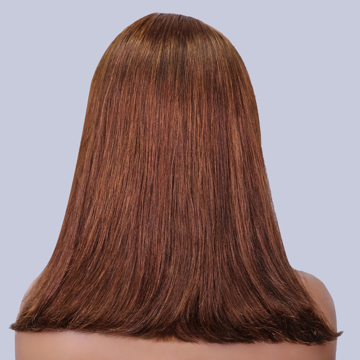 Short 13x4 Lace Front Wig Bob Human Hair Chocolate Brown Straight 200% Density HD Transparent 4x4 Lace Closure Wigs #4 Bob Hair