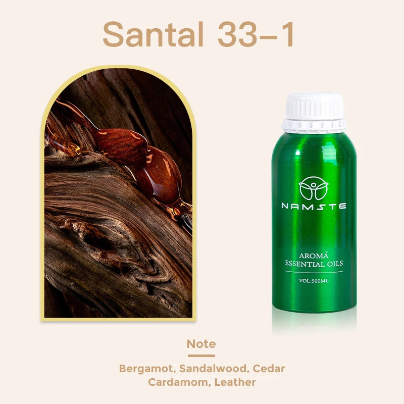 Namste Wood Santal 500ML Perfume Essential Oils Aroma Diffuser Home Fragrance Air Purifier Eight Times Concentrated Essence