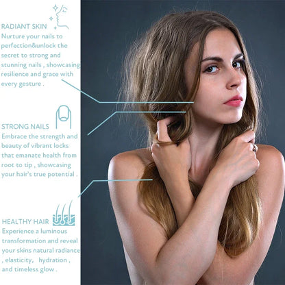 Biotin Capsule Supplement 10000 Mg - Beautiful Hair, Skin and Nails, Dietary Supplement