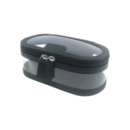Toiletry Storage Case Transparent Cosmetic Bag Clear Window Double Zipper Cosmetic Organizer Portable Beauty Tools
