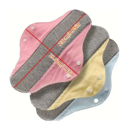 4 Pieces Reusable Graphene Incontinence Pads - Leak-Proof, Washable Sanitary Napkin for Elderly Care and Mobility Support
