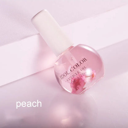 15ML Dried Flower Cuticle Nutrient Oil Nourish Repair Damaged Nails Nail Care Oil Treatment  Moisturizes Strengthen Bright Nails