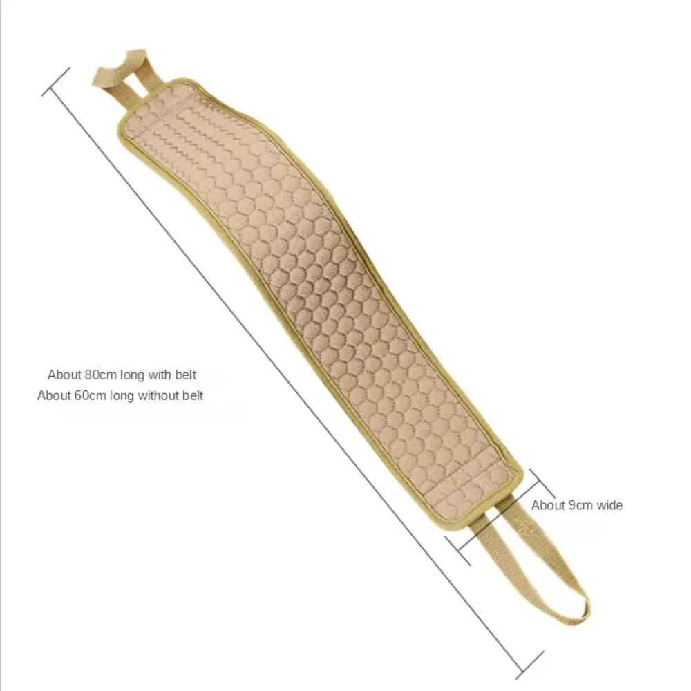 Korean Exfoliating Back Scrubber Bath Belt Deep Mud Clean Body Washcloth Japanese Rear Scrub Pull Strap Shower Towel