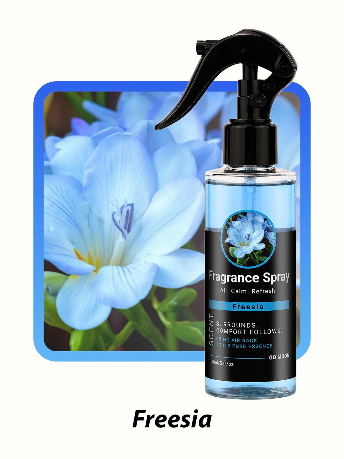 150ml Large-Capacity Fragrance Spray, Home/Car/Clothing Air Freshening Spray, 12 Scents to Choose From
