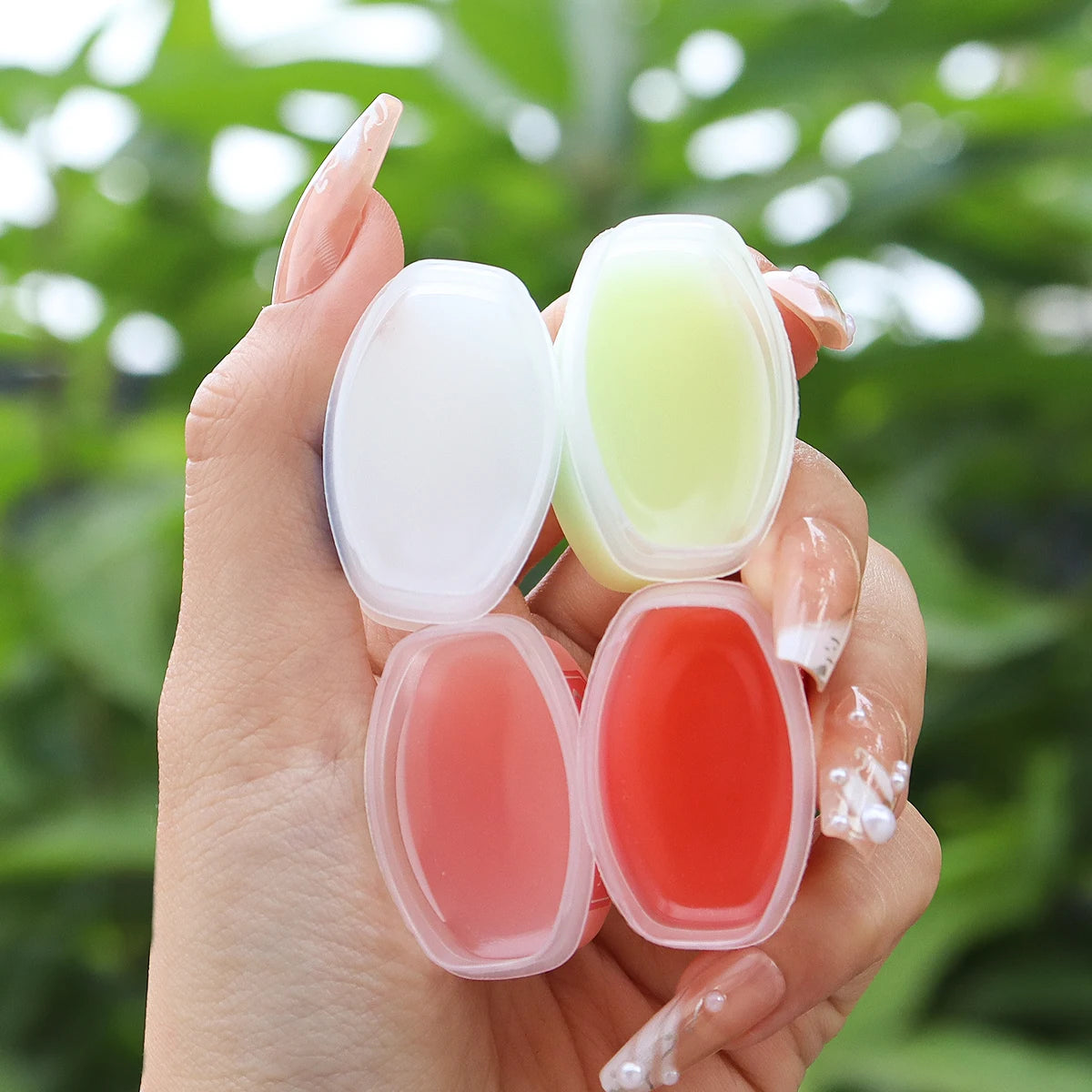 4pcs Lip Mask Set, Deep Moisturizing, Colorless Lipstick, Long-Lasting Moisturizing Lipstick, Mild and Non Irritating, Natural O