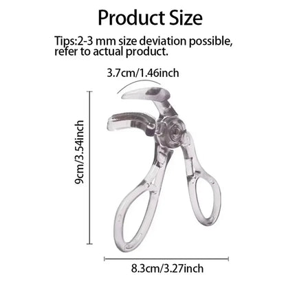 Dual-Type Eyelash Curler Waterproof Natural Curl Wide Partial Clip Long-Lasting Eye Makeup Tool Professional Eye Makeup Tool