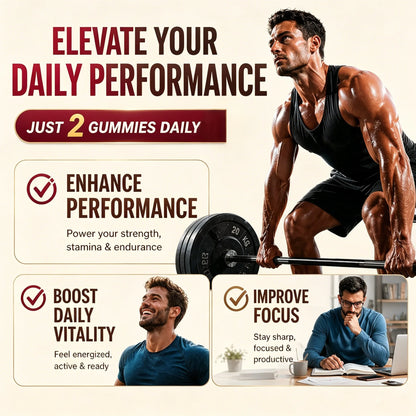 3000mg Shilajit Mineral Gummies Supports Natural Vitality Mental Wellness Balanced Mood For Daily Health 60 Count