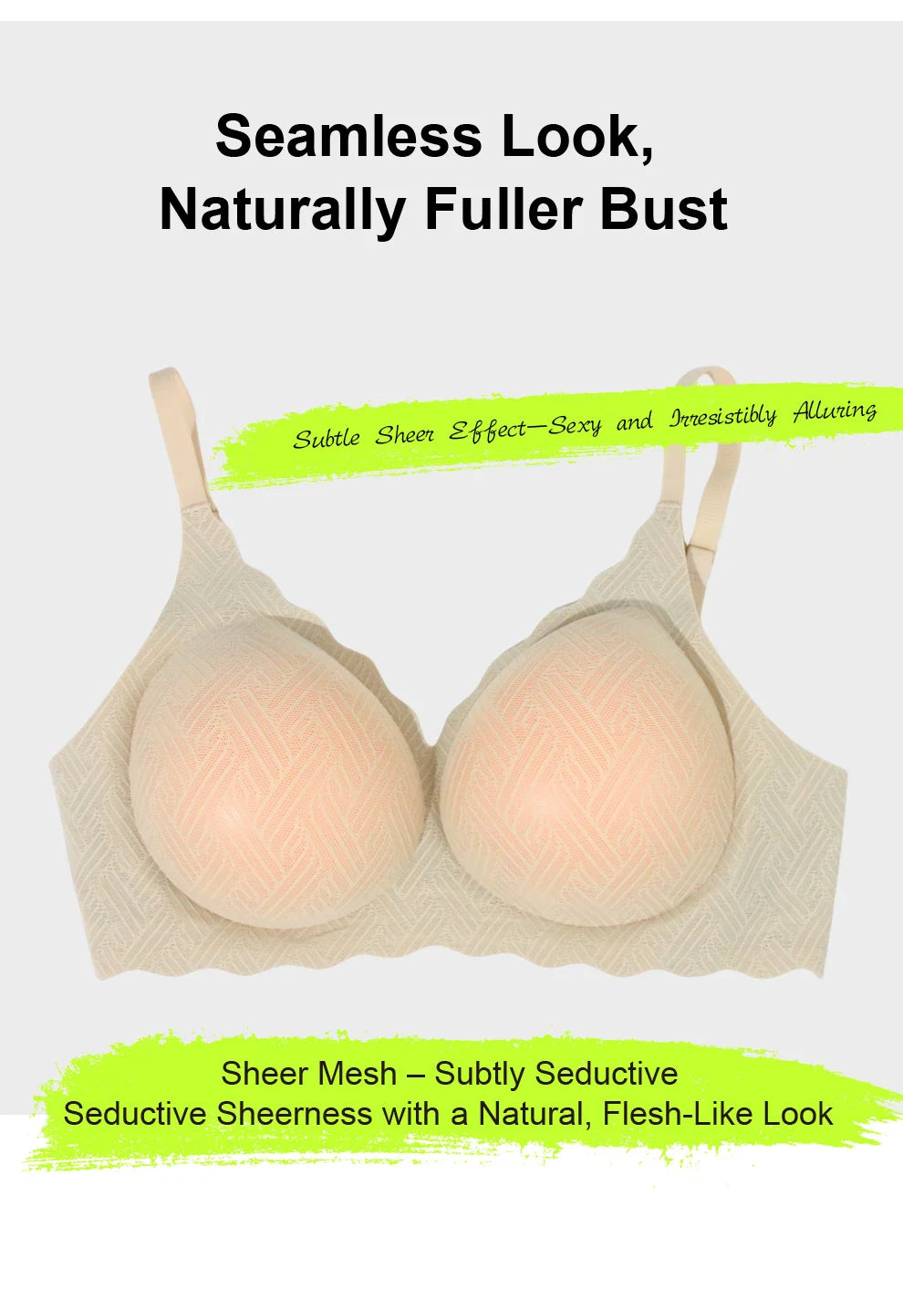 Artificial Silicone Breasts Forms Pads Fake Boobs Chest Women's Silicone Underwear Eexy Breast Padded Bra Becomes Big