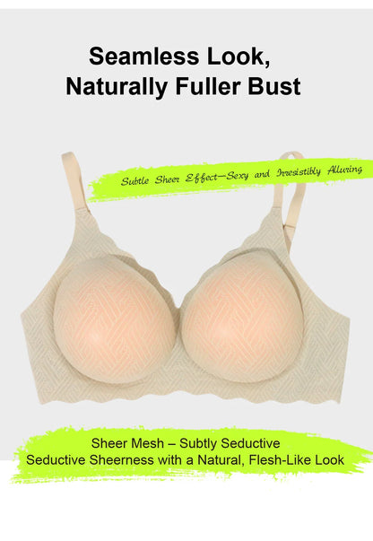 Artificial Silicone Breasts Forms Pads Fake Boobs Chest Women's Silicone Underwear Eexy Breast Padded Bra Becomes Big